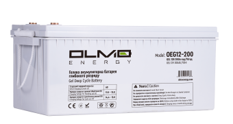 Гелевий акумулятор OLMO OEG12-200